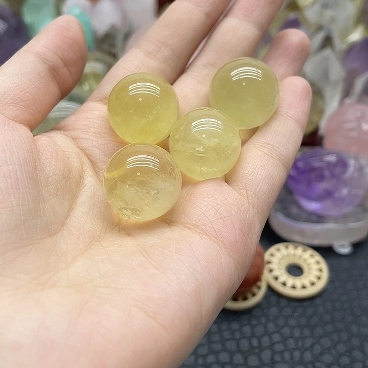 珠宝半成品水晶未镶嵌60黄水晶单株2.0mm