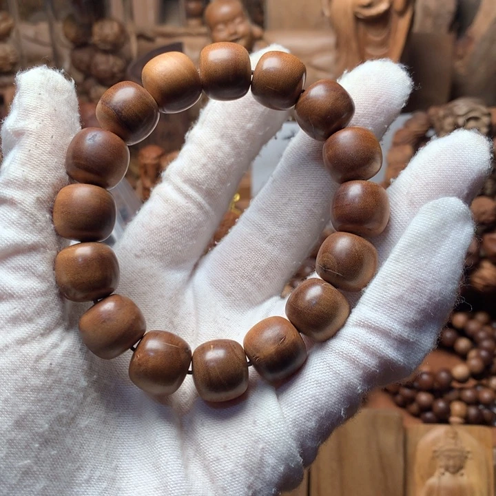 檀香木手串/手链老山檀香1.3*1.4瑕