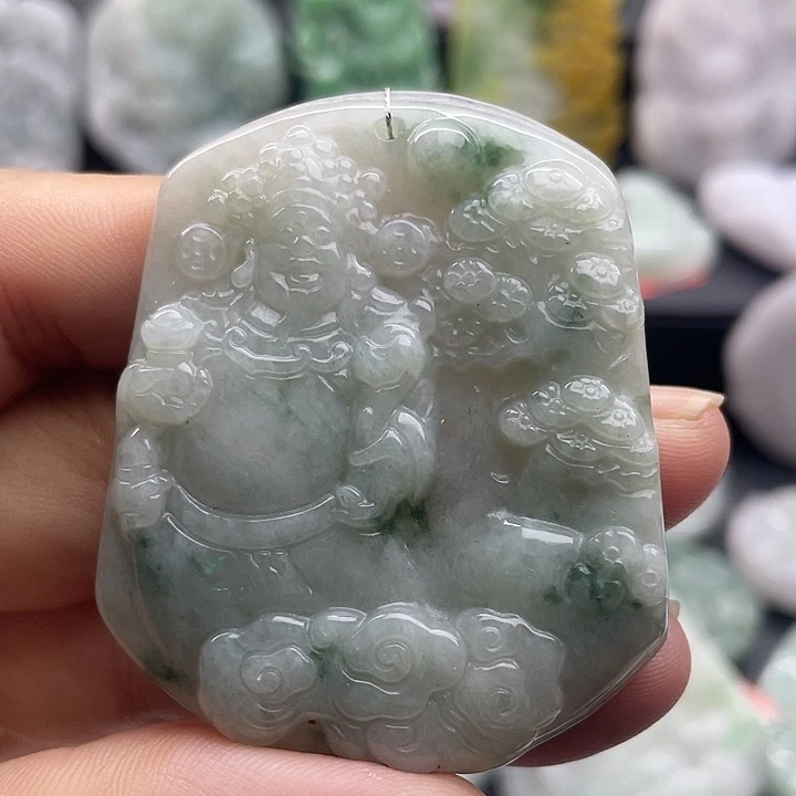 翡翠未镶嵌颈饰天然翡翠