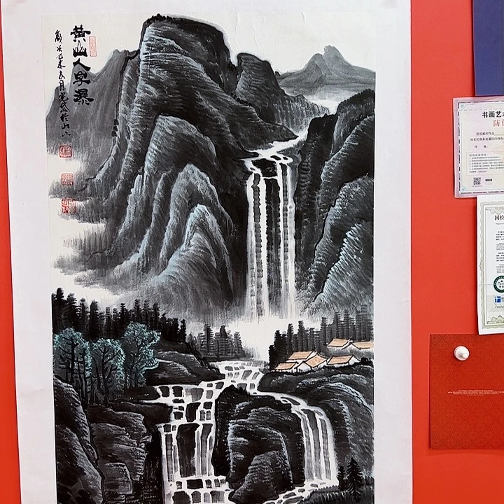 国画孟宪岱老师四尺整张国画
