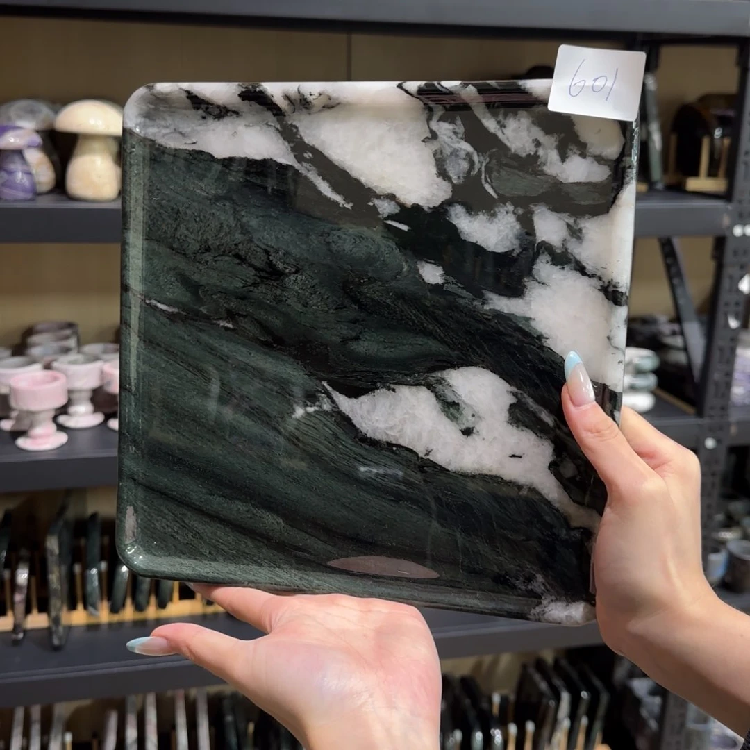 石材土**主601 芬迪绿方盘