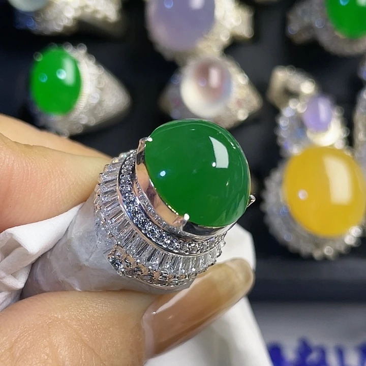 花***8定制翡翠未镶嵌2457796533578