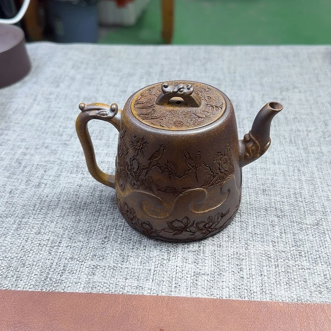 茶壶紫砂民间手艺人全手工制作