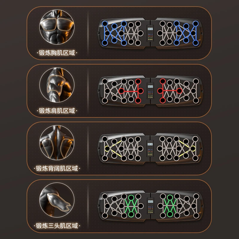 SND多功能俯卧撑器械板支架训练男练胸肌平板支撑家用健身器材