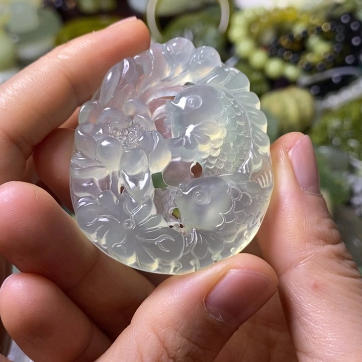 岫玉岫玉挂件未镶嵌