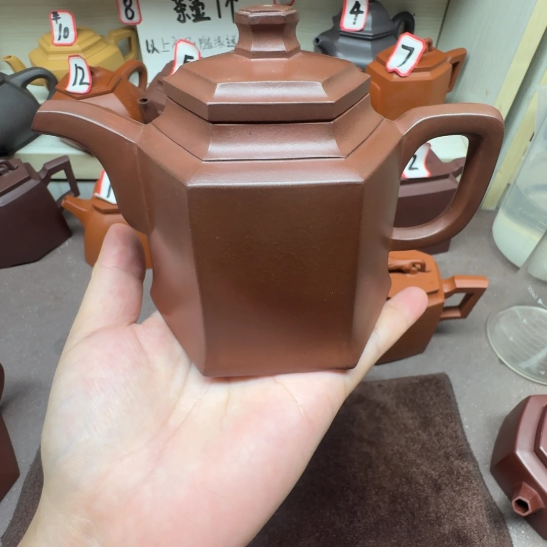 茶壶紫泥全手工金宗330cc封釉