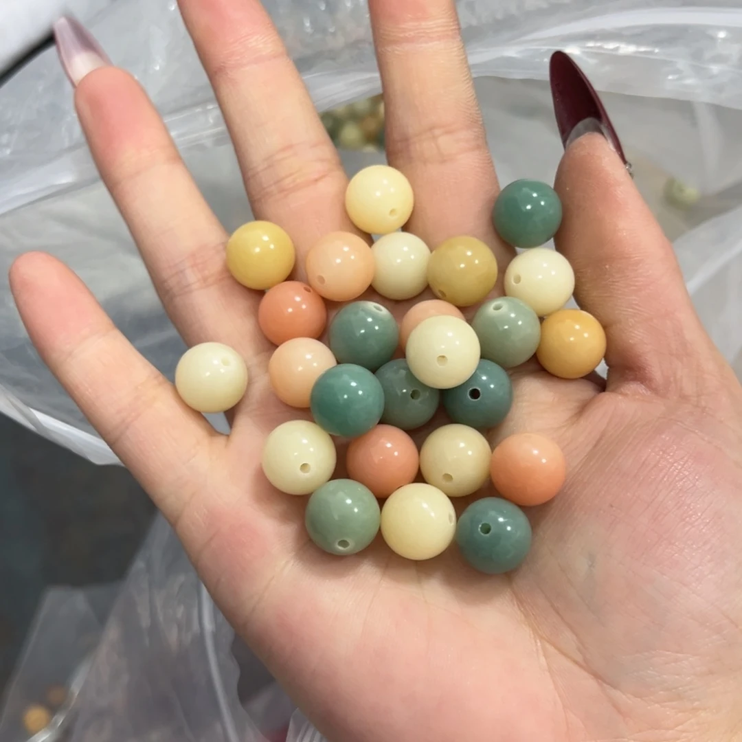 白玉菩提吊坠z11.75mm108颗。多宝