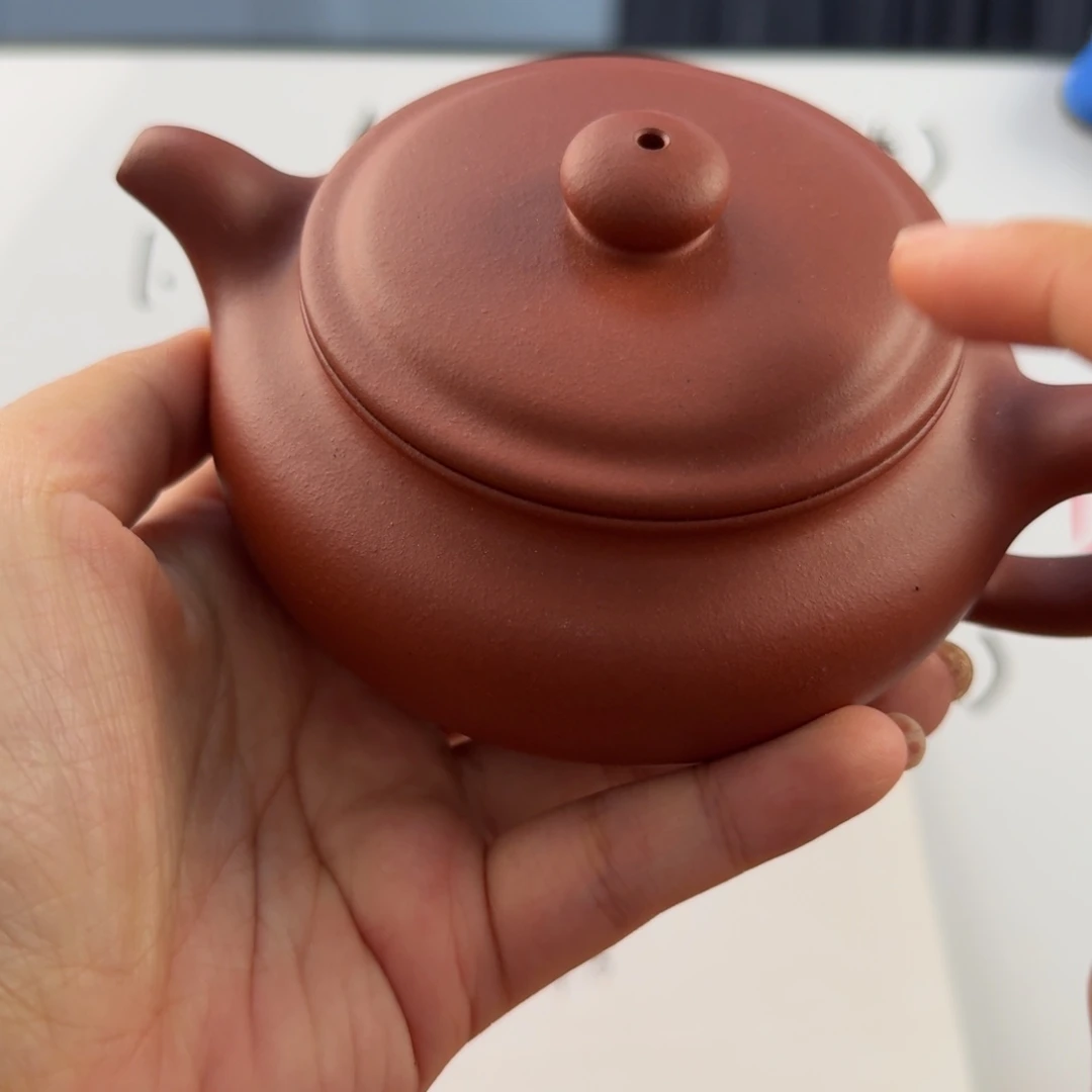 茶壶紫砂宜兴原矿红皮龙
