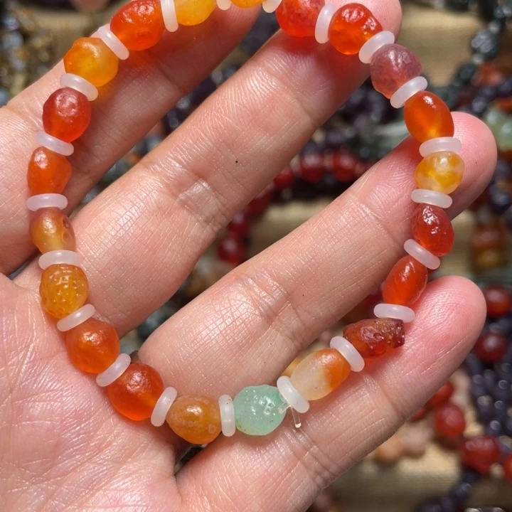 玛瑙/玉髓合金手链