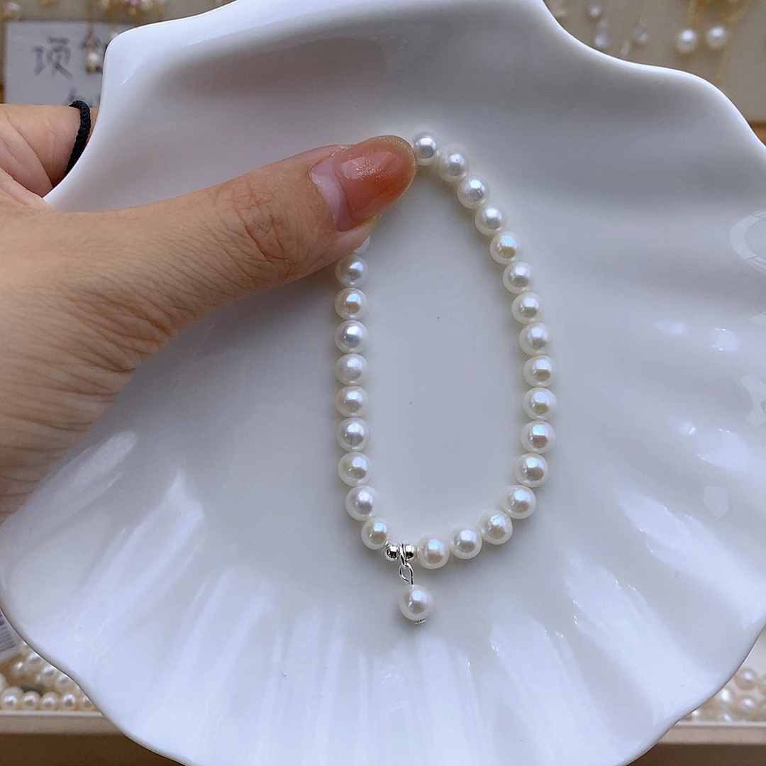 合金手绳淡水珍珠