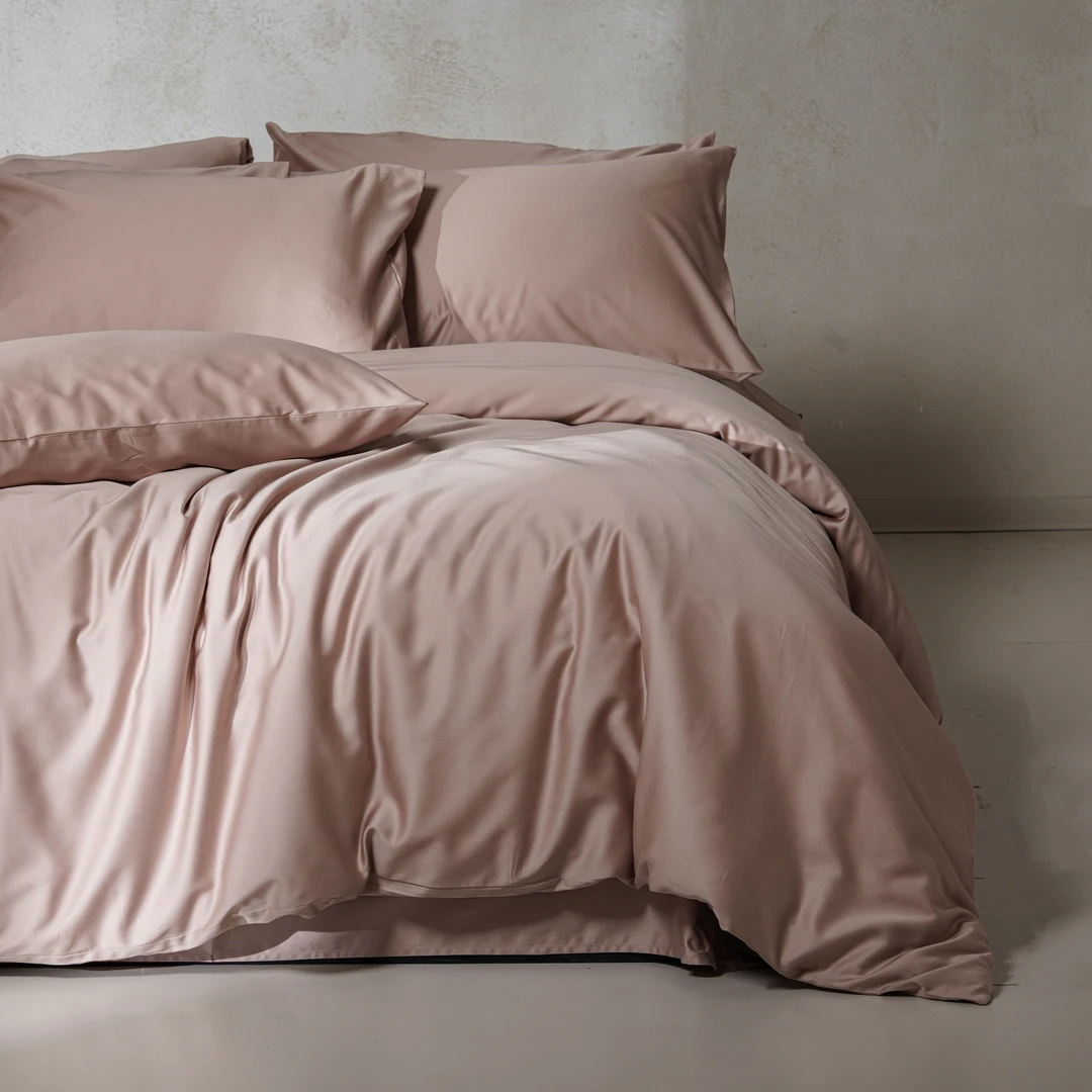 香云缎四件套纯色简约丝滑轻奢