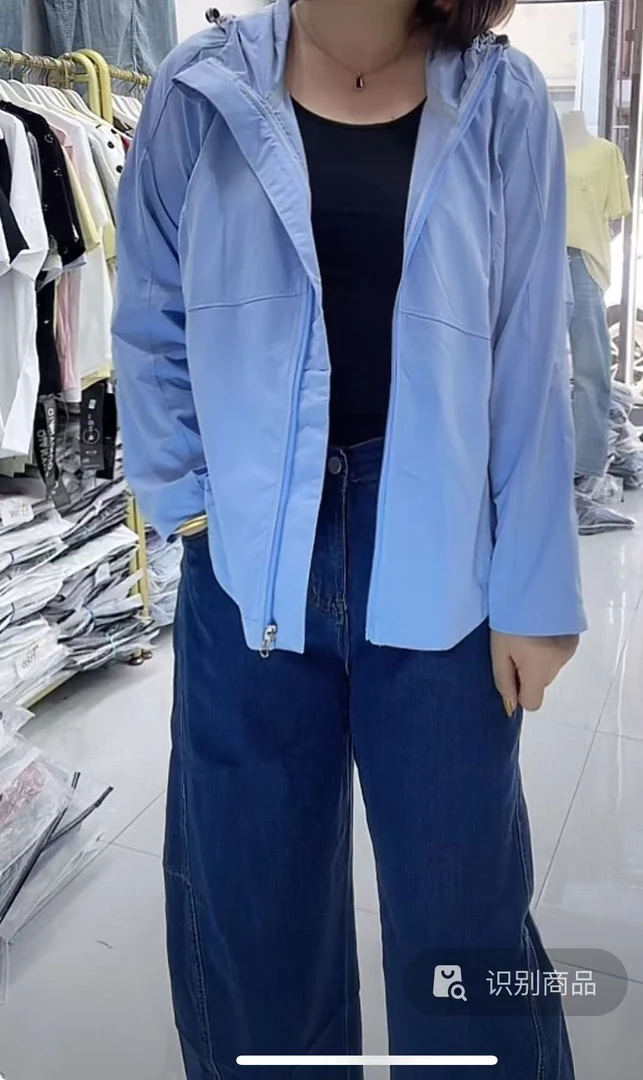 【实际库存】夏季休闲外套女装胸口字母防晒外套5744-1