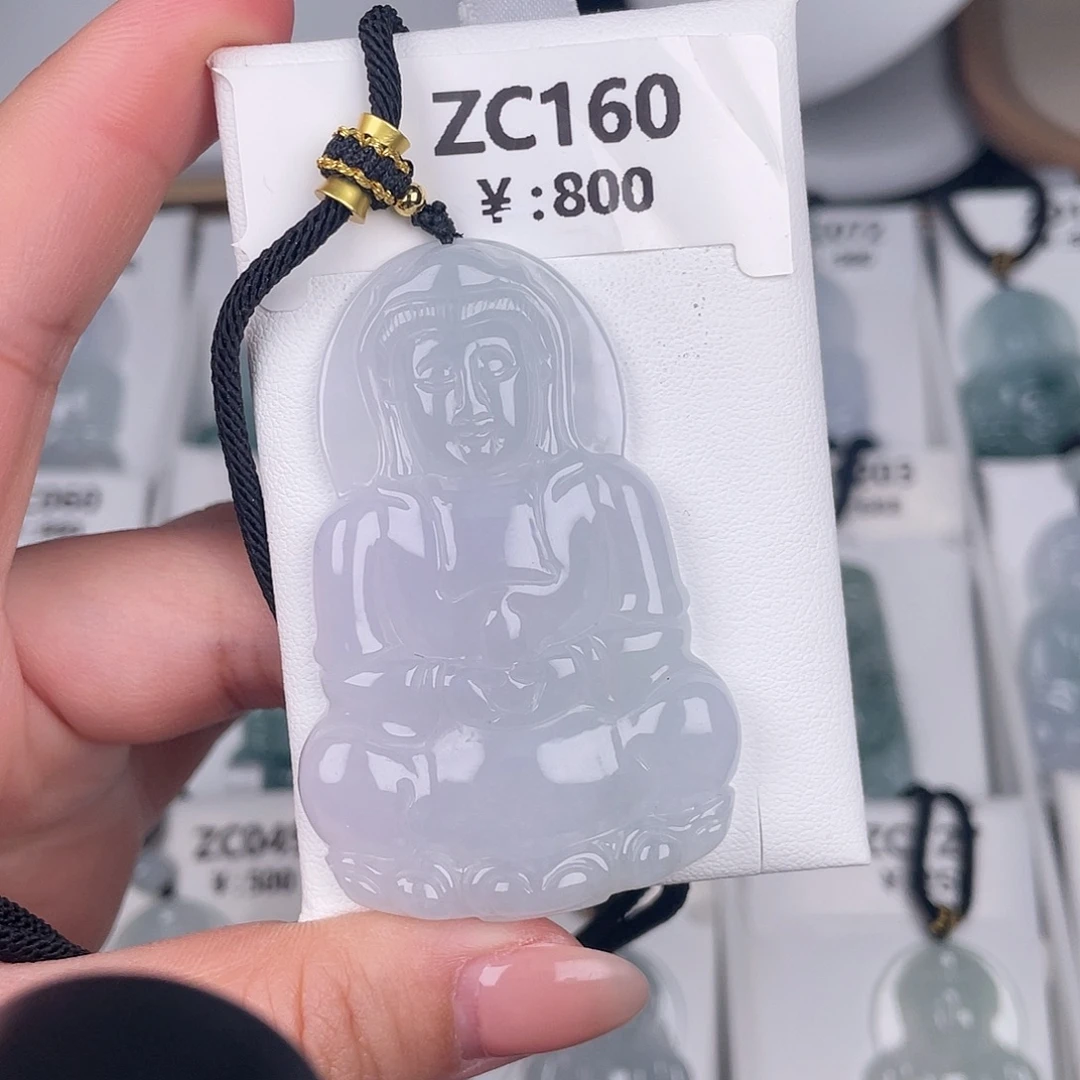 翡翠未镶嵌颈饰zc160