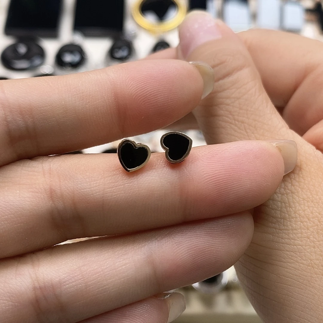 翡翠18K金镶嵌耳饰