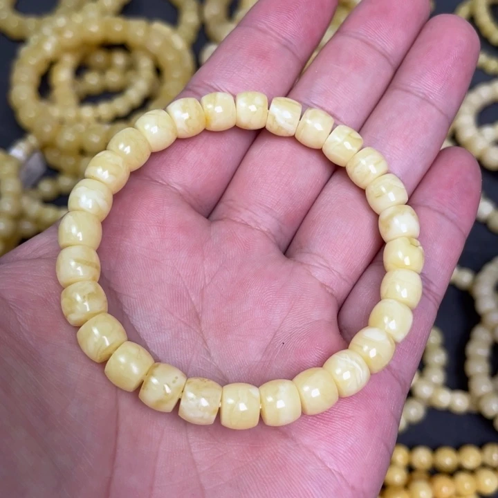 蜜蜡未镶嵌裸石蜜蜡手串8mm