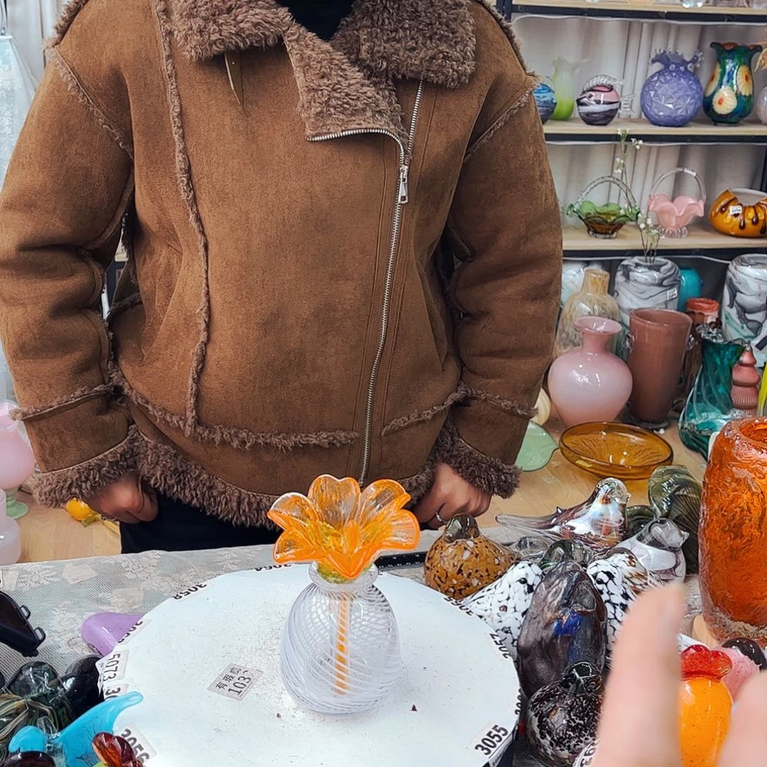 1花头1瓶家悦琉璃工艺品福利