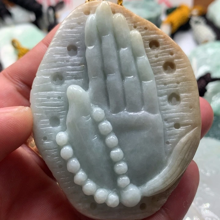 颈饰未镶嵌翡翠保真天然a货翡翠
