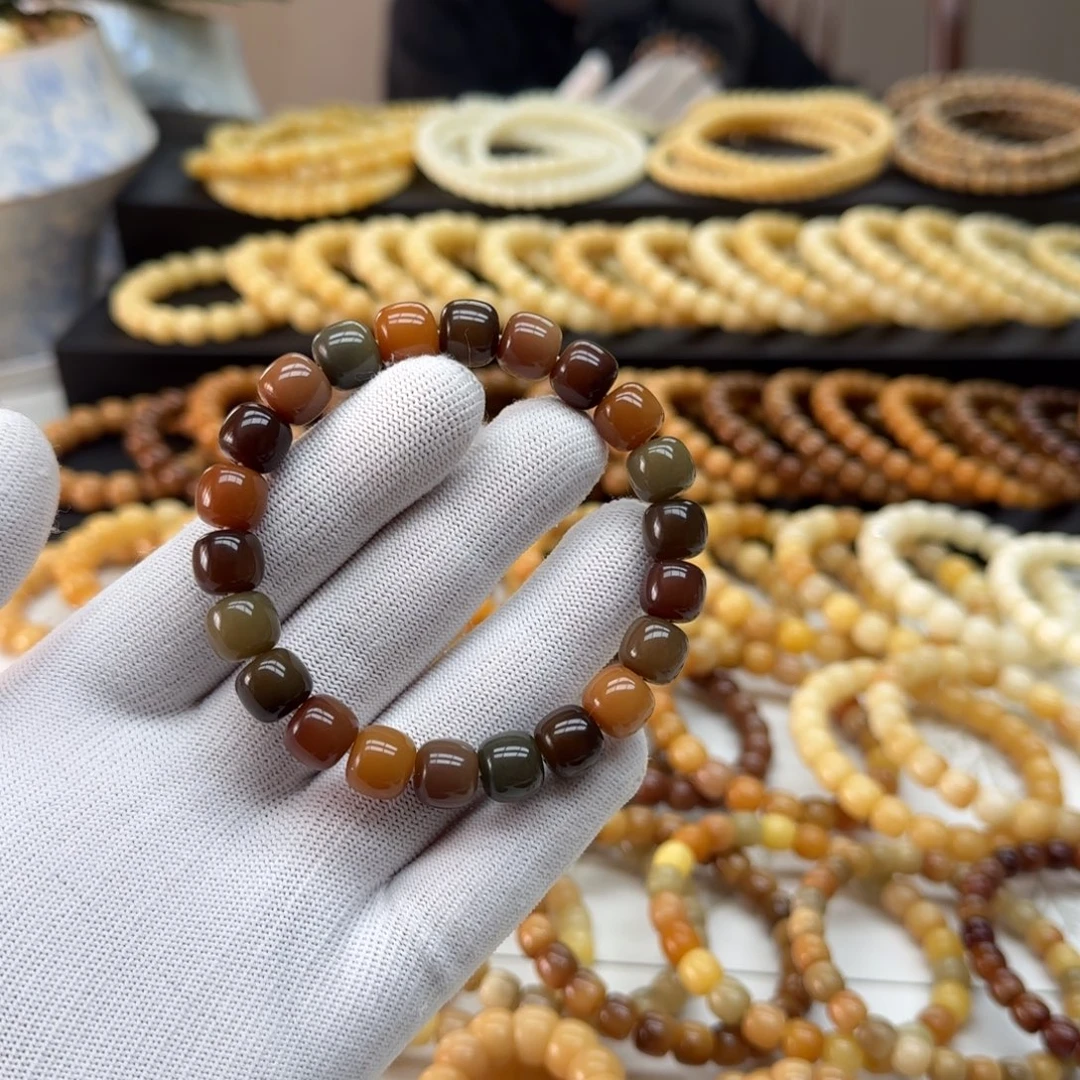 手串菩提根/象牙果10*11鬼工5年