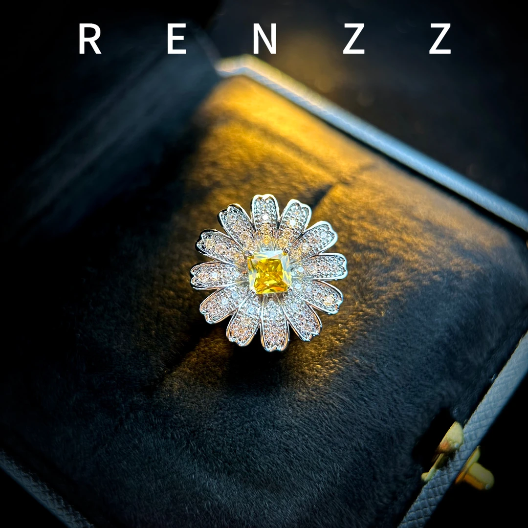 0408黄色小雏菊磁吸扣