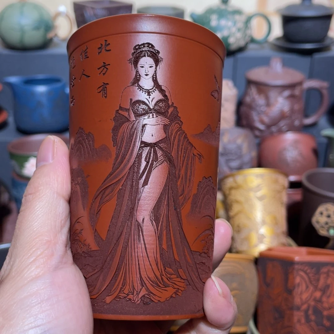 原矿紫砂手工主人杯