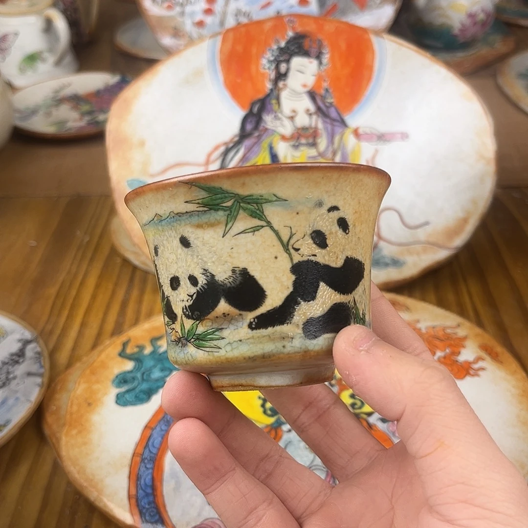 花***李杯景德镇陶瓷手作