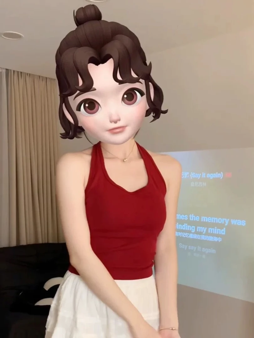 纯棉盐系辣妹性感小心机U领吊带外穿露背上衣夏季修身挂脖背心女