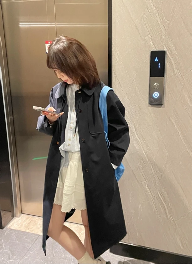 「大昕·韩里韩气」2025春季新款韩系风衣