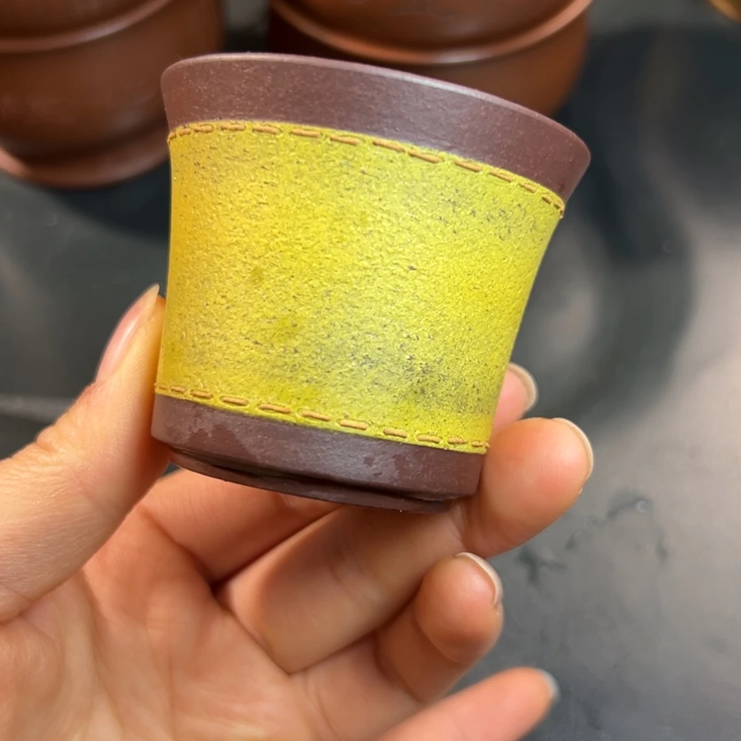 紫砂茶杯微瑕不退不换