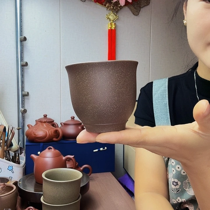 高***峰茶壶紫砂主人杯老段180毫升