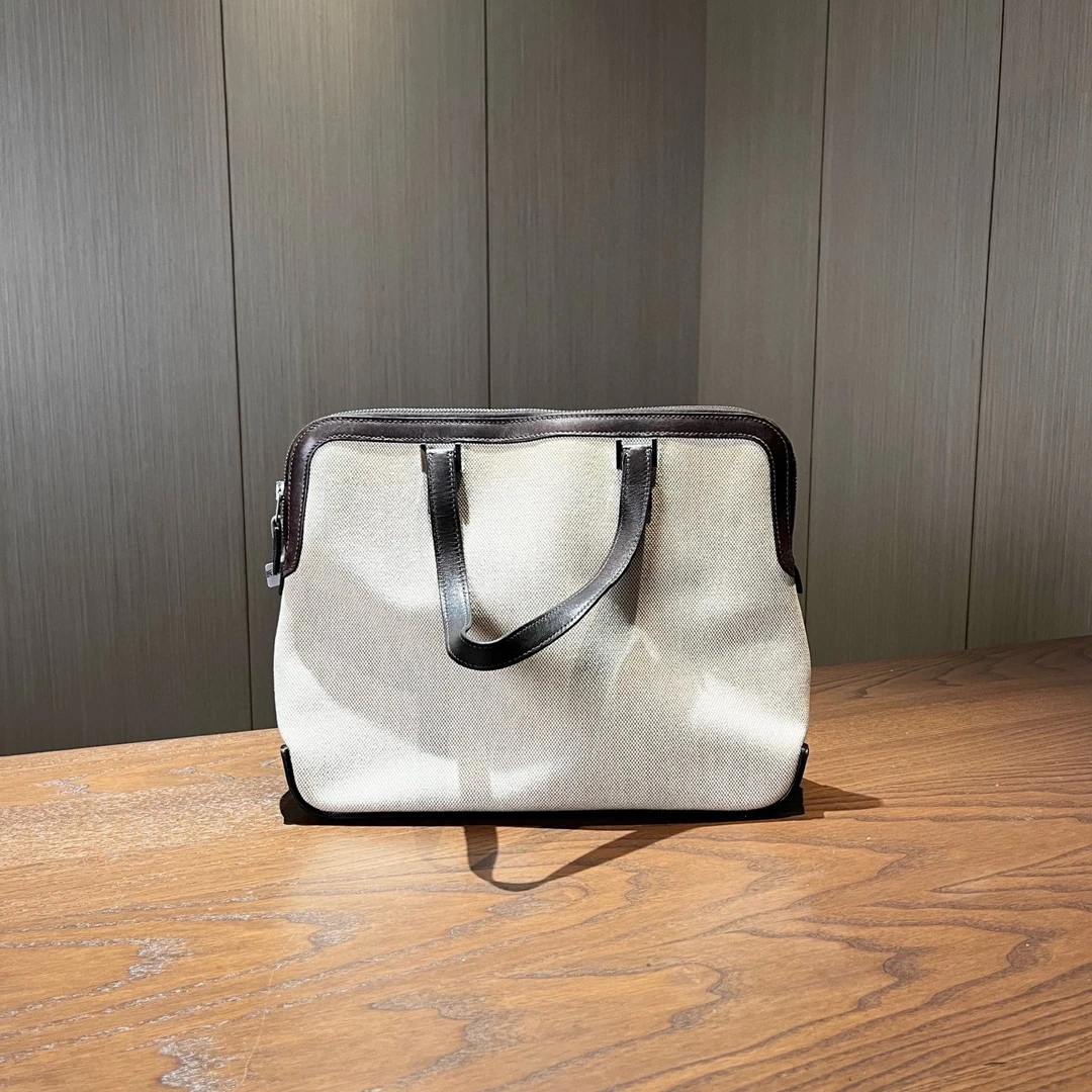 99新 Hermes/爱马仕 帆布手提包 尺寸31×25 yz