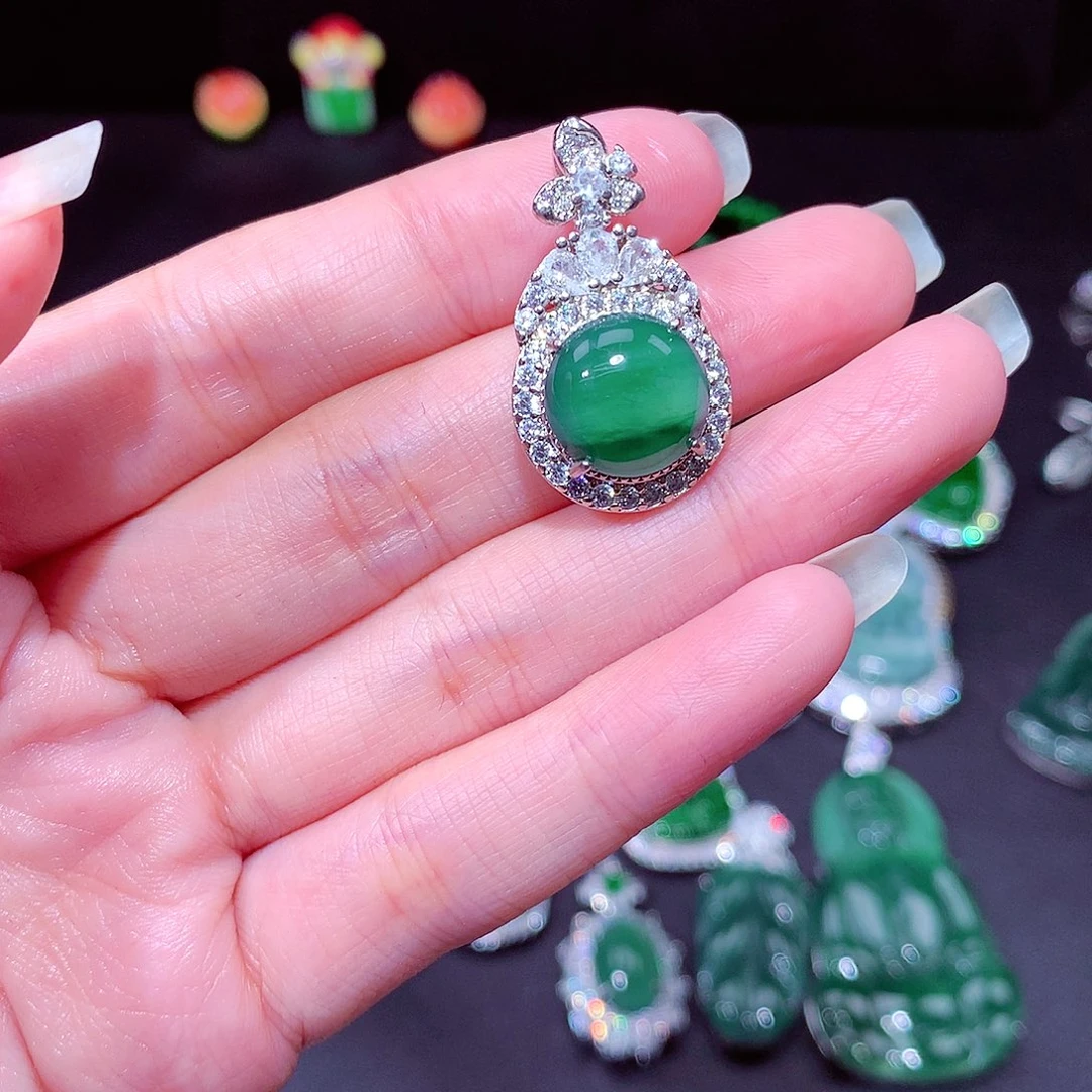 【闪购商品】翡翠吊坠(不含链)未镶嵌