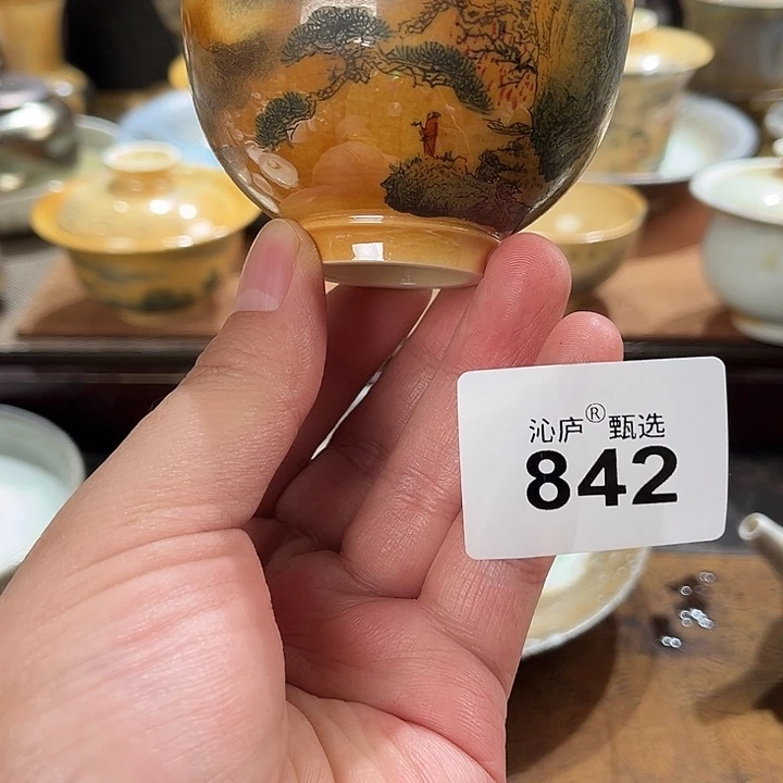 沁庐柴窑古法柴烧全手工茶具