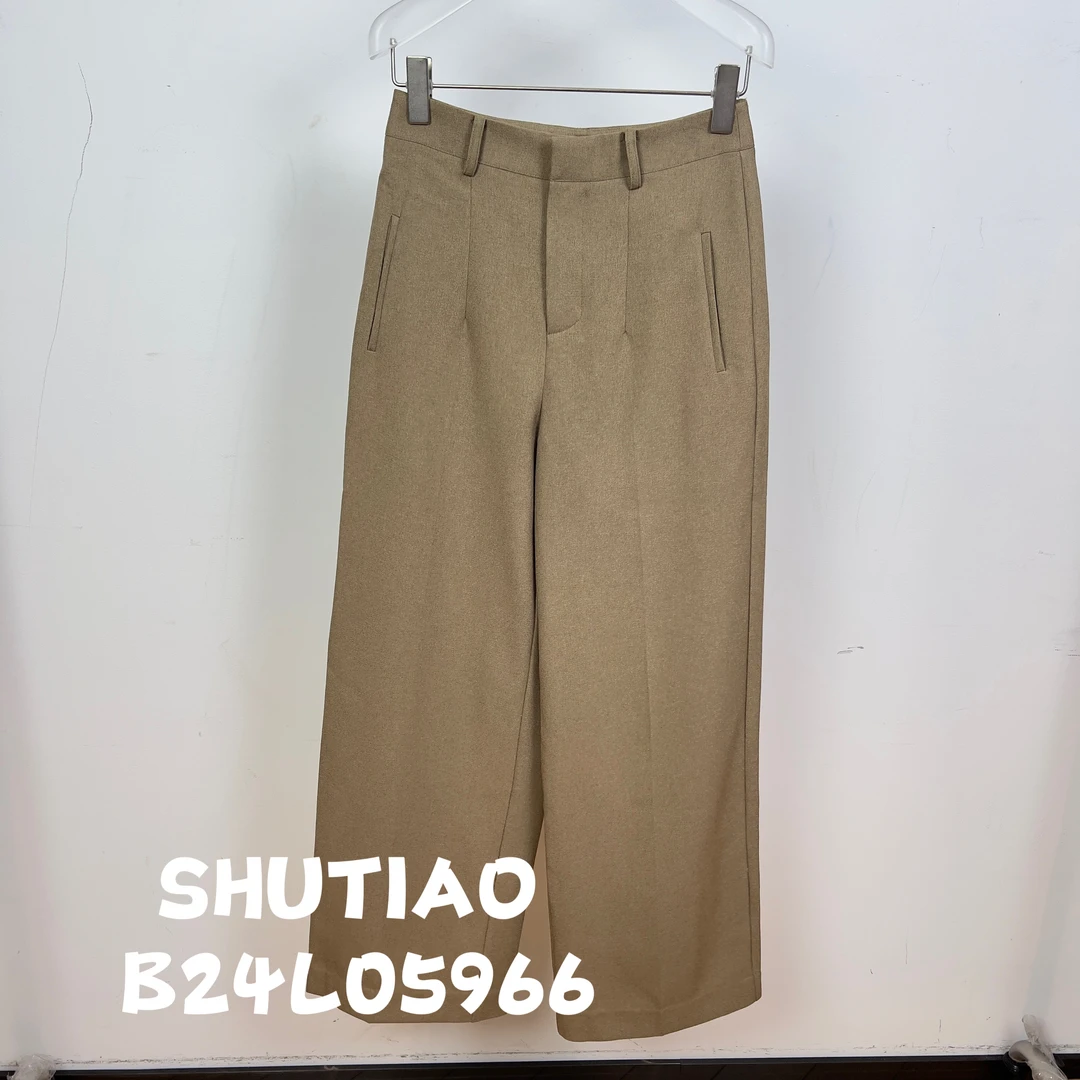 【SHUTIAO】2024秋冬：新款小众设计款裤子B24L05966