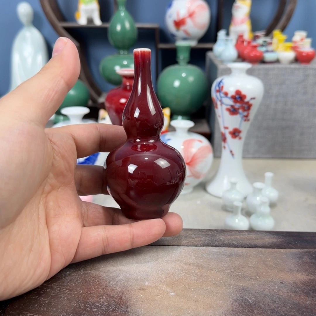 陶瓷手工小花器摆件