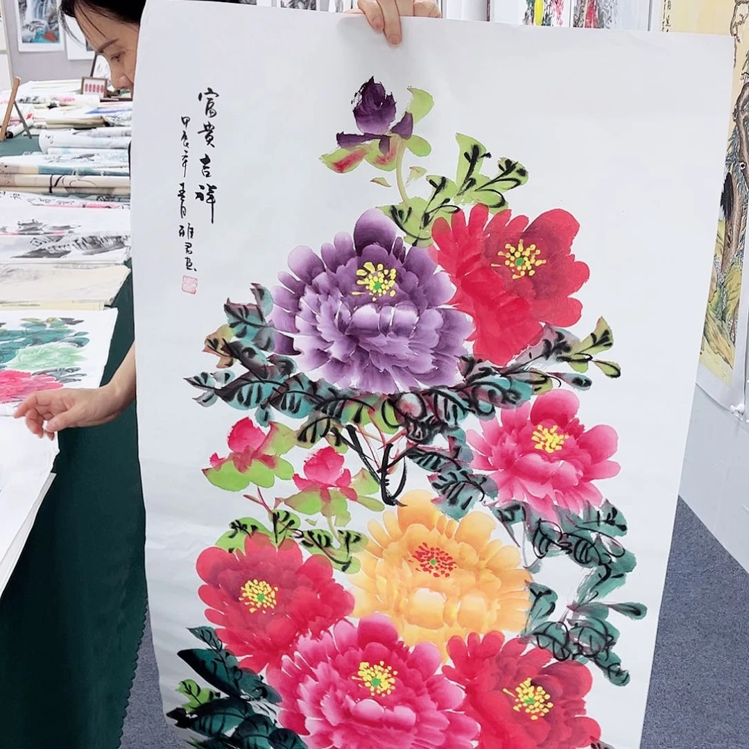 国画宣纸国画纯手绘作品
