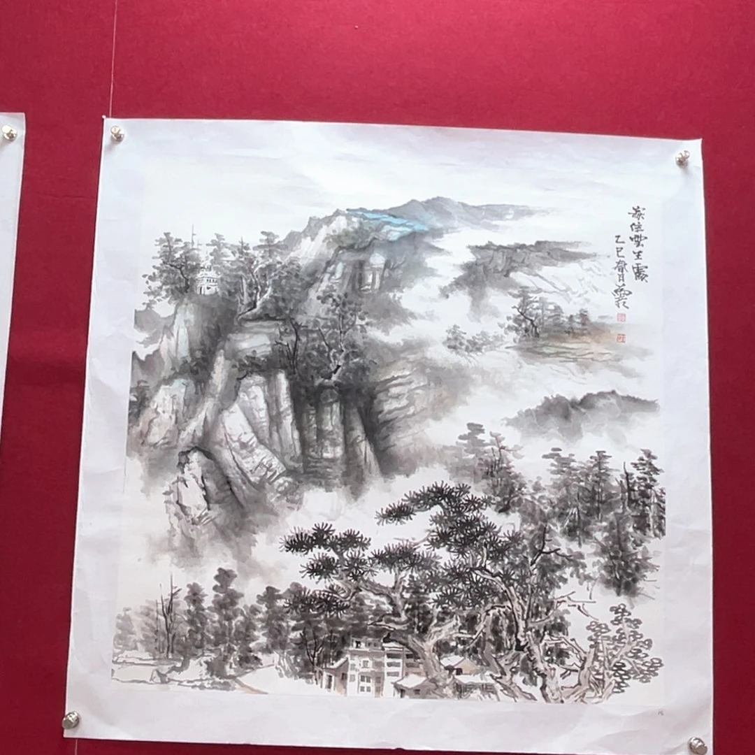 W****国画老师四尺斗方冯1