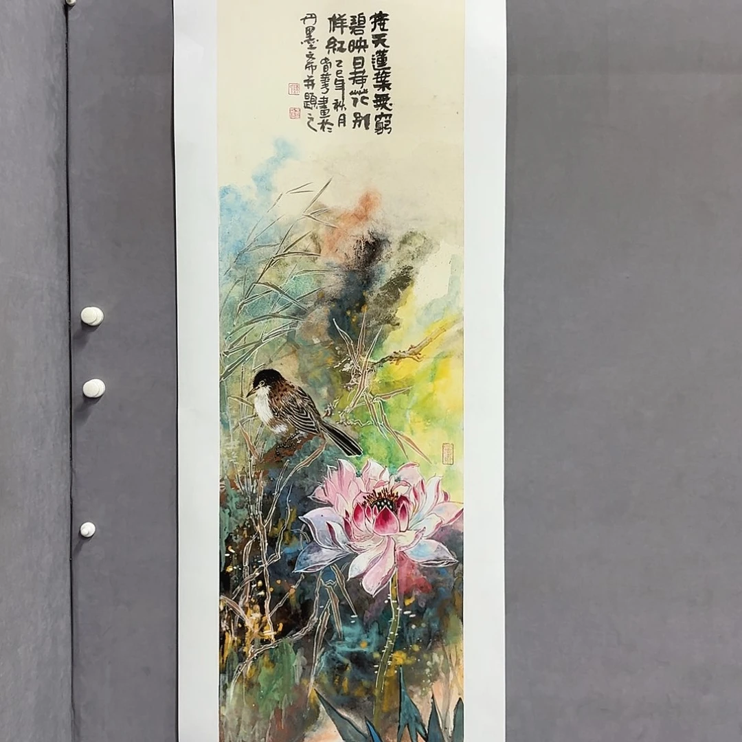 国画亲笔手绘放心去藏