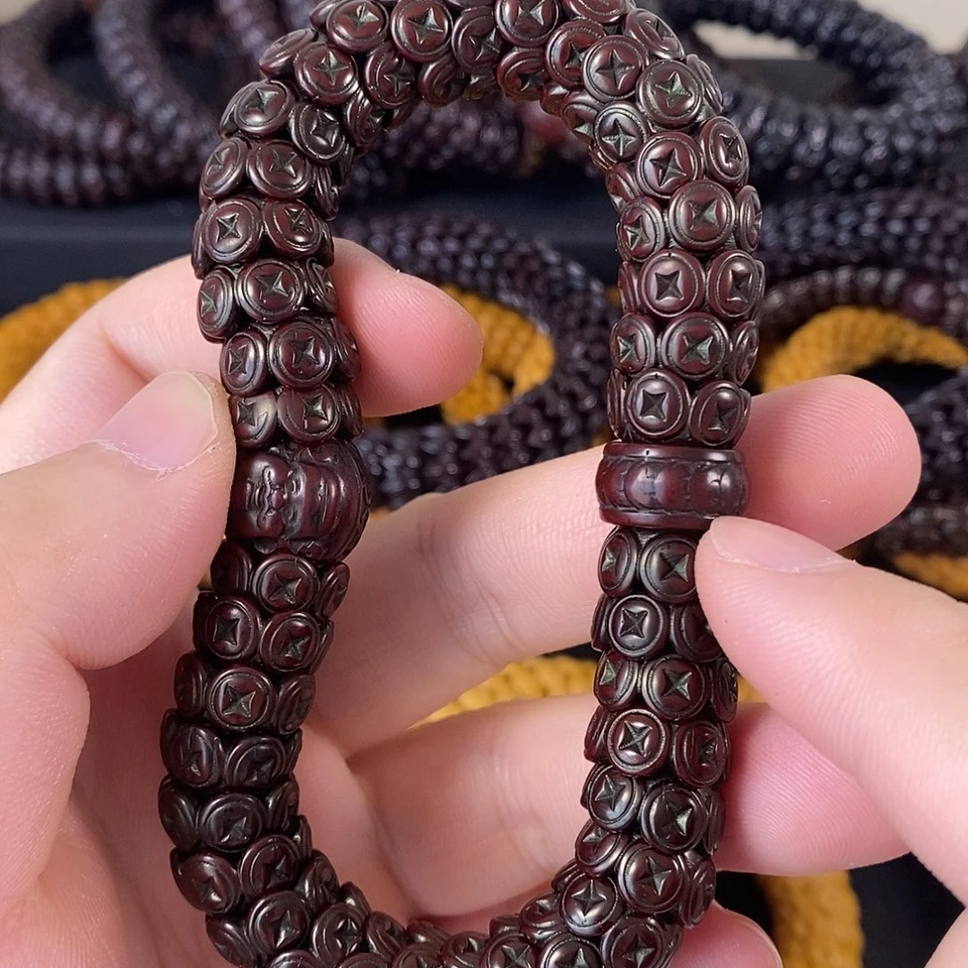 紫金鼠手串配饰钱币14