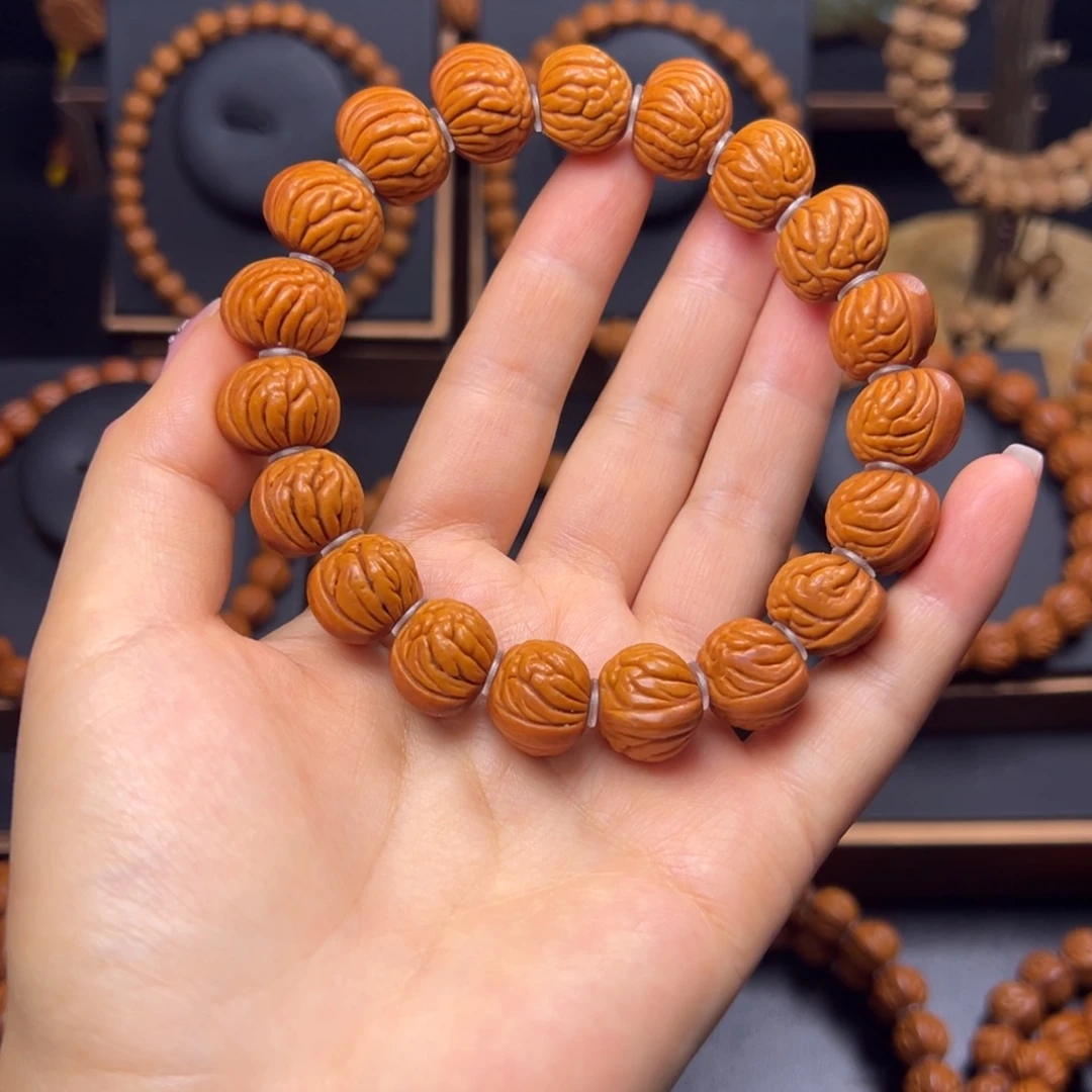 桃核手串柳叶15手串