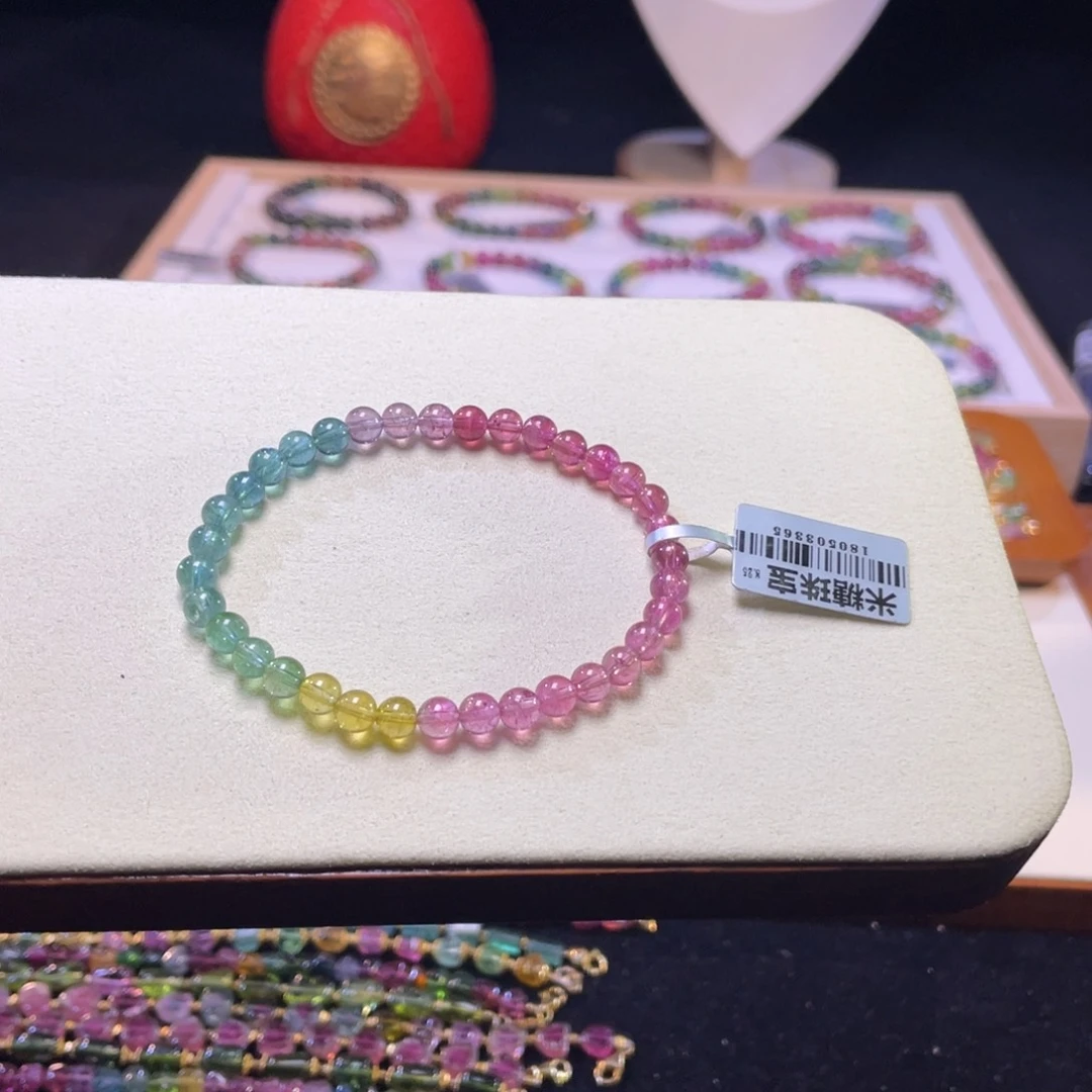 手链碧玺未镶嵌A10碧玺手串