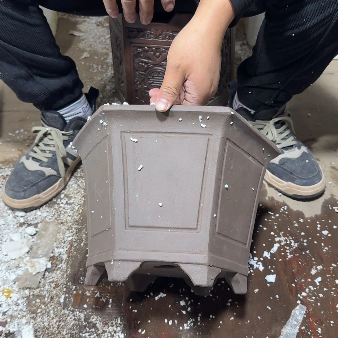 紫砂花盆口径26.16口径