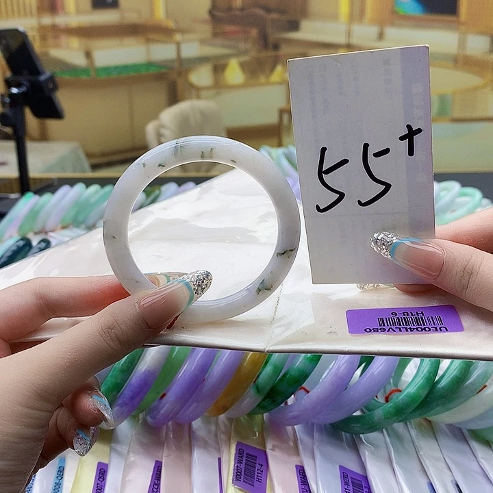 翡翠未镶嵌手镯mm