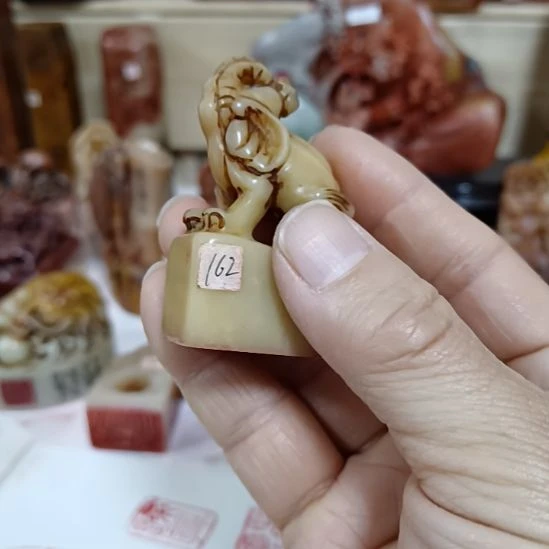 王***）寿山石印石寿山石手工印章一每