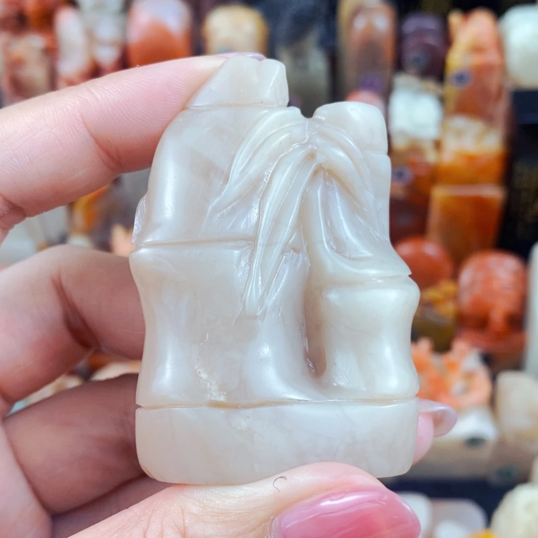 老挝石印石幽**境手工篆刻