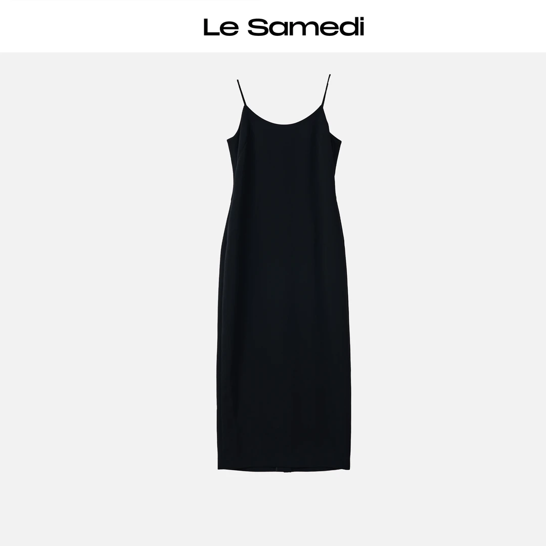 Le Samedi【莫奈睡莲】郁金香裙型 吊带U领微收腰 连衣裙