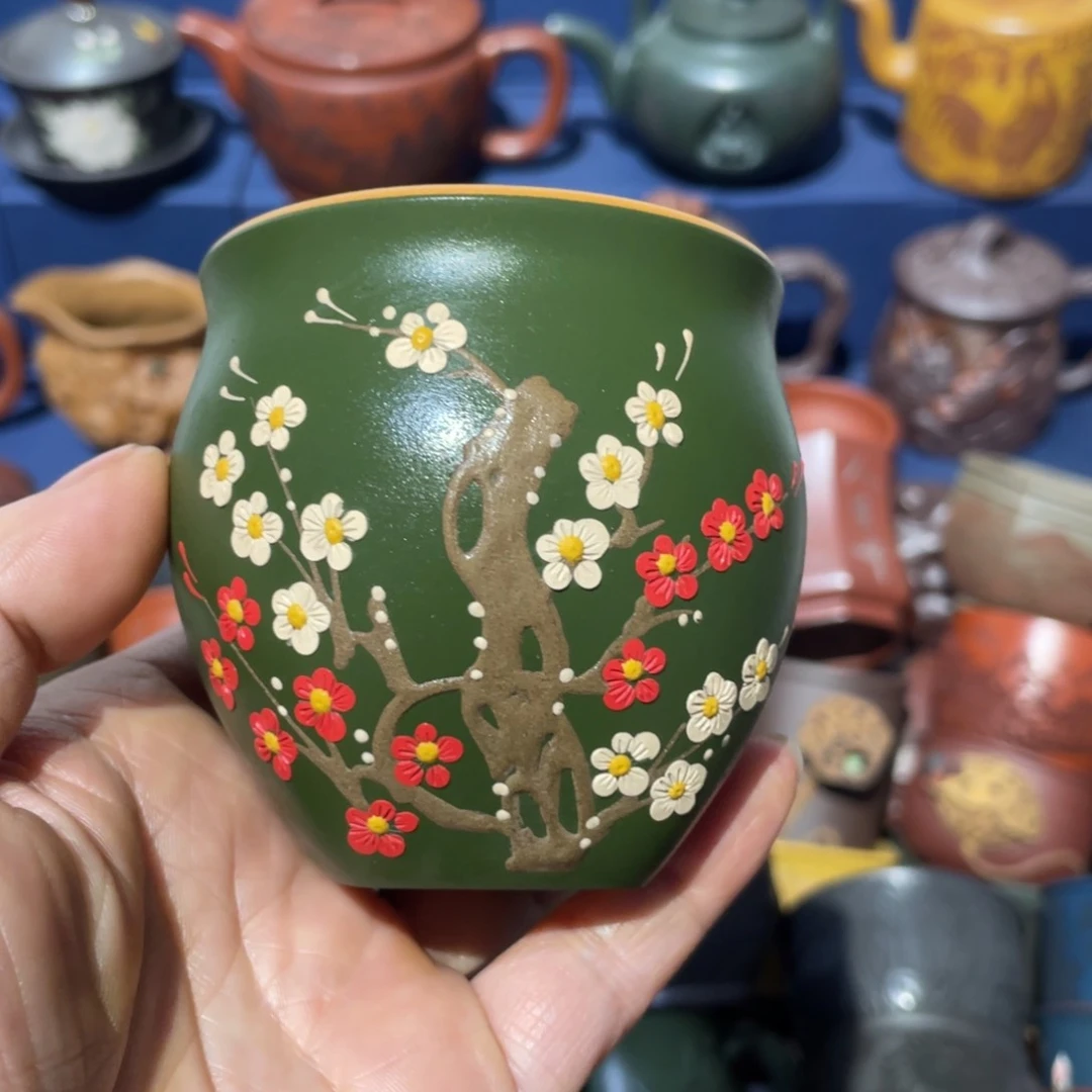 原矿紫砂手工主人杯