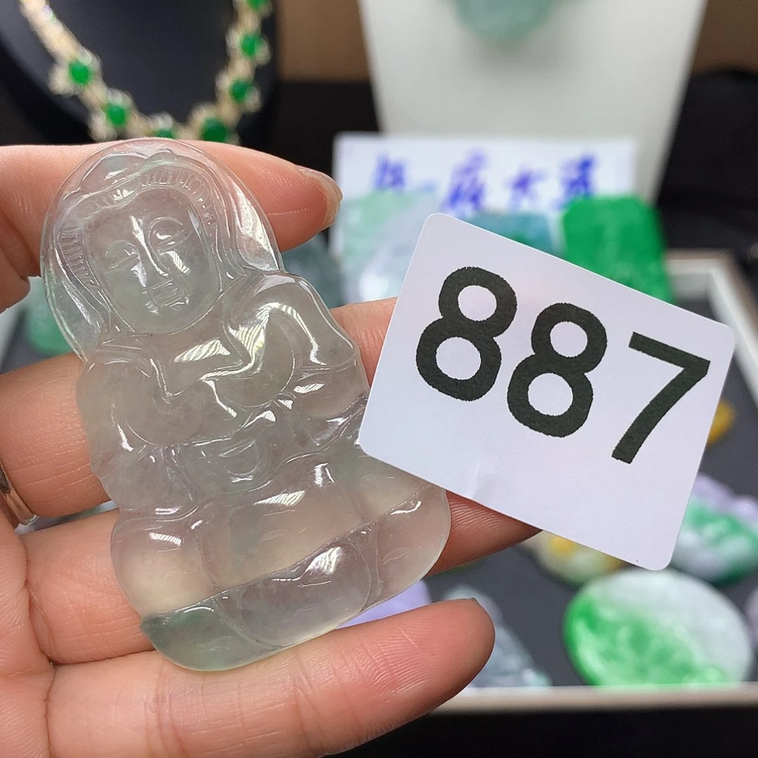 翡翠颈饰未镶嵌我