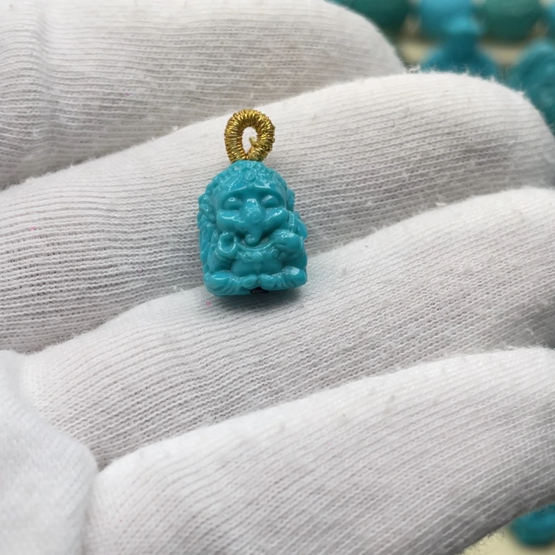 绿松石未镶嵌颈饰卡11-14-8