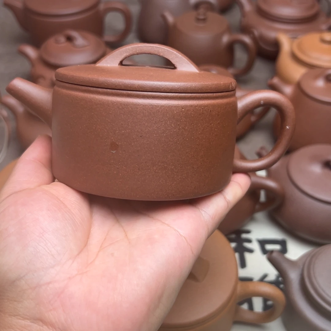 紫砂茶壶底槽清半手工220cc左右