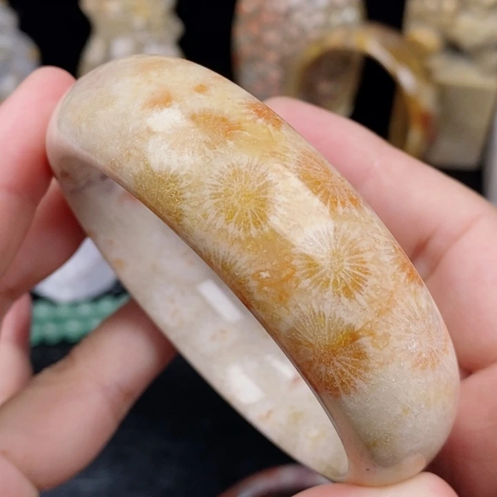 零***新未镶嵌手镯硅化玉